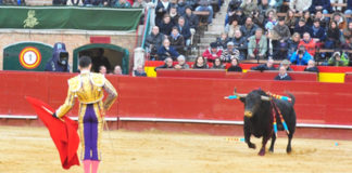 Alejandro Talavante en los medios sin importarle el viento. (FOTO: Alberto de Jesús)
