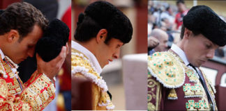 Antonio Ferrera, Alejandro Talavante y Tomás Angulo (FOTOS: Juan Pelegrín)
