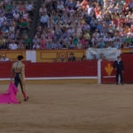 Jiméne Fortes volvió a verle la cara al toro a portagayola (FOTO: Gallardo)