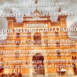 Cartel de las II Jornadas de Cirugía Taurina del Colegio de Médicos de Badajoz