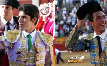 Alejandro Talavante y Miguel Ángel Silva, en dos imágenes de archivo