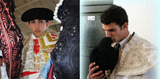 Los novilleros pacenses Luis Manuel Terrón y Jesús Díez (FOTOS: Gallardo)