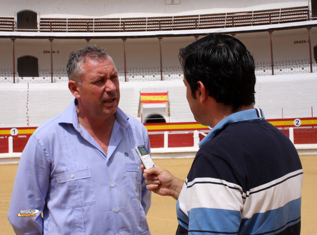 Vicente Elices, propietario del coso del Cerro de San Albín (FOTO:Gallardo)