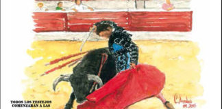 Imagen del cartel de la feria de Zafra, obra de Carmen Arrobas