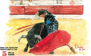 Imagen del cartel de la feria de Zafra, obra de Carmen Arrobas