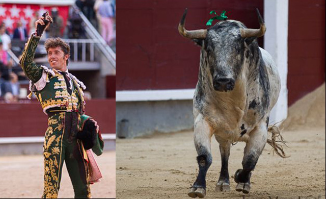 Manuel Escribano y el toro Agitador, premiados en Villanueva de la Serena (FOTOS: Las-Ventas.com)