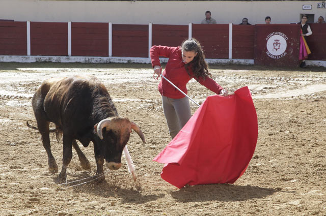 Paula Santos, la única alumna del nuevo curso