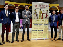 Algunos de los espadas que harán el paseíllo en Olivenza (FOTO: FIT)