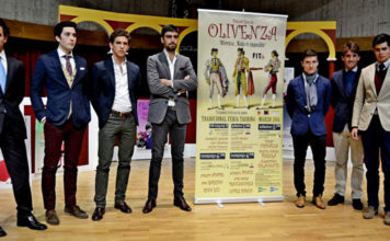 Algunos de los espadas que harán el paseíllo en Olivenza (FOTO: FIT)
