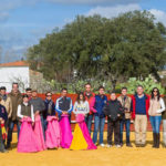 El grupo de aficionados posando para la foto inicial del curso (FOTO:Antonio Álvarez)