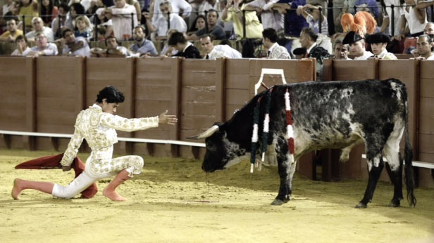 Desplante de Juanito en La Maestranza (FOTO: Arjona)