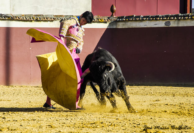 Juanito en la ganadería de José Luis Marca