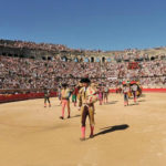 Paseíllo en la plaza de toros de Nimes (FOTO:Mundotoro.com)