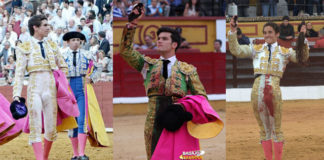 Ginés Marín, José Garrido y Posada de Maravillas (FOTOS: FIT y Gallardo)