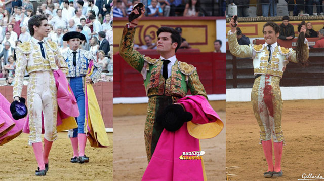 Ginés Marín, José Garrido y Posada de Maravillas (FOTOS: FIT y Gallardo)