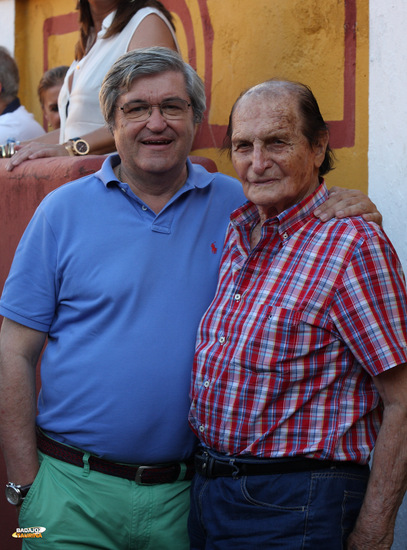 El doctor Luis Carlos Franco y Ángel Peralta