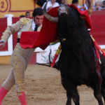 Morante, muy mermado físicamente, no estuvo a gusto en toda la tarde (FOTO:Gallardo)