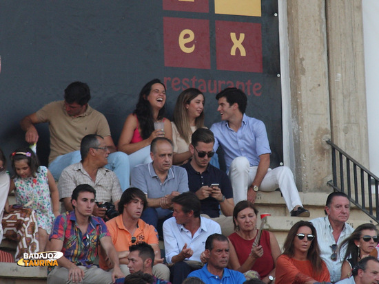 José Garrido disfrutando en los toros