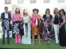 Perera junto al resto de personas distinguidas por el Hipódromo de La Zarzuela