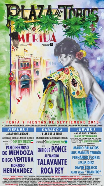 Cartel de la feria de Mérida 2016