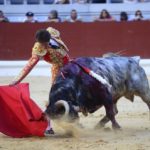 Ginés Marín durante su actuación en la feria de Vitoria. (FOTO:Eduardo del Campo)