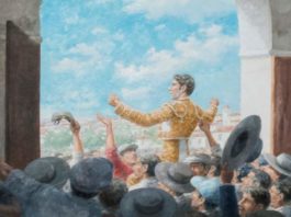 Salida a hombros, obra de J. Cuevas