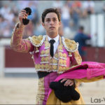 Tulio Salguero con la oreja cortada en julio en Las Ventas (FOTO:Juan Pelegrín)