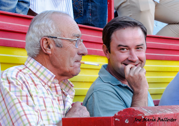 Cipriano Píriz y Carlos Muñoz compartiendo 'picardías'