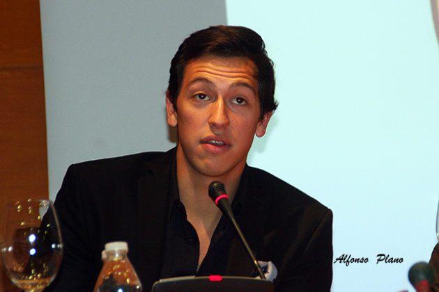 Miguel Ángel Silva durante la charla (FOTO: Alfonso Plano)