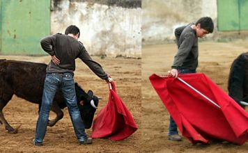 Ginés Marín con 13 años en Las Noras de los Hdros de Bernardino Píriz nuestro segundo torero misterioso