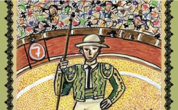 Obra de Joaquín Sabina que ilustrará los carteles de la próxima feria de Olivenza