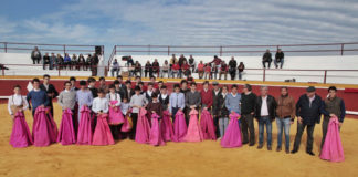 Inauguración del Curso 2017/18 de la Escuela Taurina de Badajoz en Bienvenida