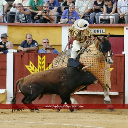 El manso en el caballo de la puerta