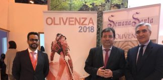 Imagen del cartel que ilustrará las combinaciones de la próxima feria de Olivenza (FOTO: FIT)