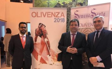 Imagen del cartel que ilustrará las combinaciones de la próxima feria de Olivenza (FOTO: FIT)