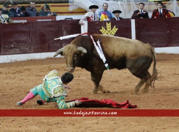 Antonio Ferrera cayó en la cara del toro...