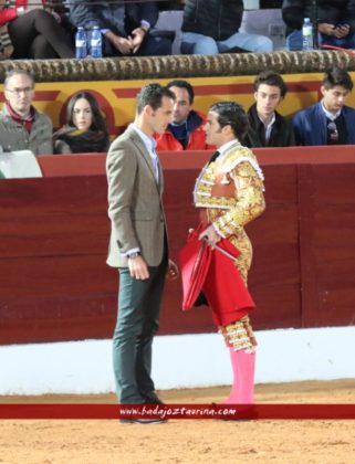 Garrido brindó a Pepe Moral. Dos toreros con raza.