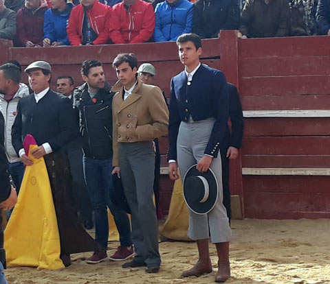 Alejandro Rivero al inicio del festival de Ciudad Rodrigo