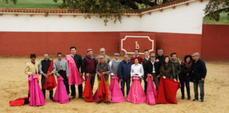 Aficionados prácticos de Extremadura y Madrid en Peñasblancas (FOTO: Francisco)