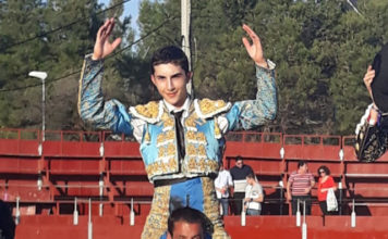 El alumno de la escuela de Badajoz a hombros en Las Matas (Madrid)